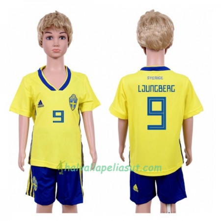 Jalkapallo Pelipaidat Ruotsi Ljungberg 9 Lasten World Cup 2018 Kotipaita